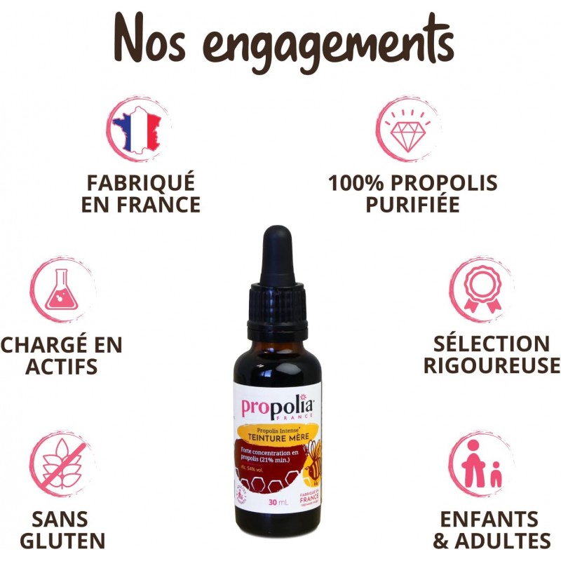 Teinture mère de Propolis BIO Propolia© Propolis