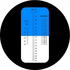 Refractómetro para Miel con LED y líquido de calibración Análisis de la miel