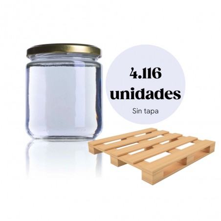 Palet V370 de 4116 unidades Tarros de cristal para miel