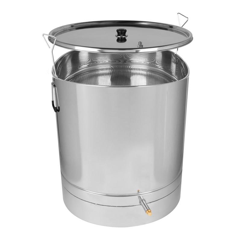 Caldera inox redonda 185L para cera + Generador de vapor Fundidores de cera