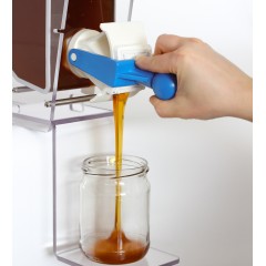Plastic Honey Valve THOMAS 33/42 1" Honey gates, hose and fitting