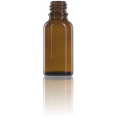 Amber Glass bottle 20ml for propolis DIN18 Jelly or propolis jars