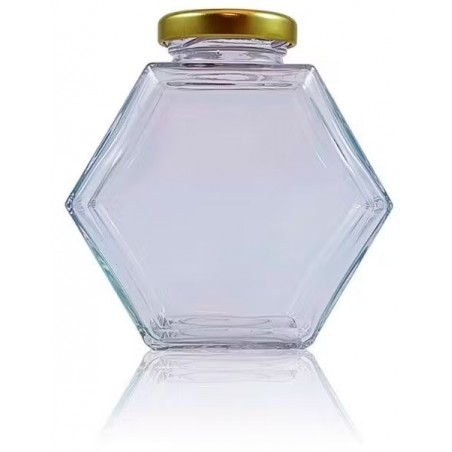 Premium Glass jar Monaco 260 ml Honey Crystal Jars