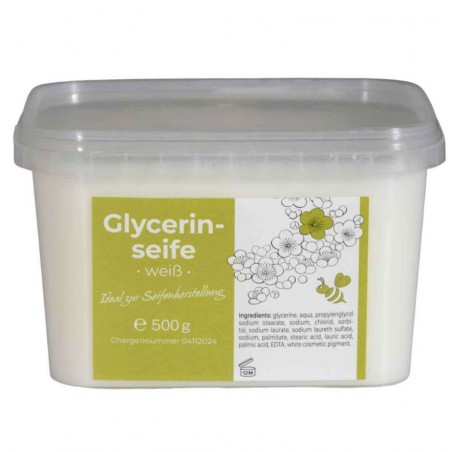 Glycérine Blanche pour Savon Artisanal 500g Fabrication Artisanale de Savon