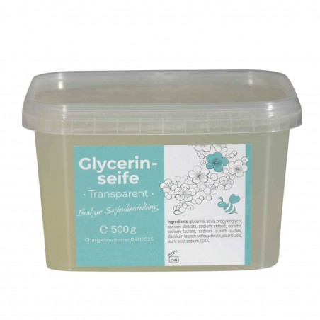 Base de Sabão de Glicerina Transparente 500g