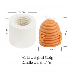 Candle Mold - Skep with bees Candle moulds