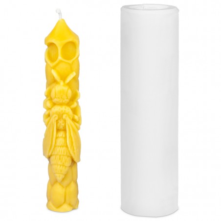 Candle mold - Candle with bee Candle moulds