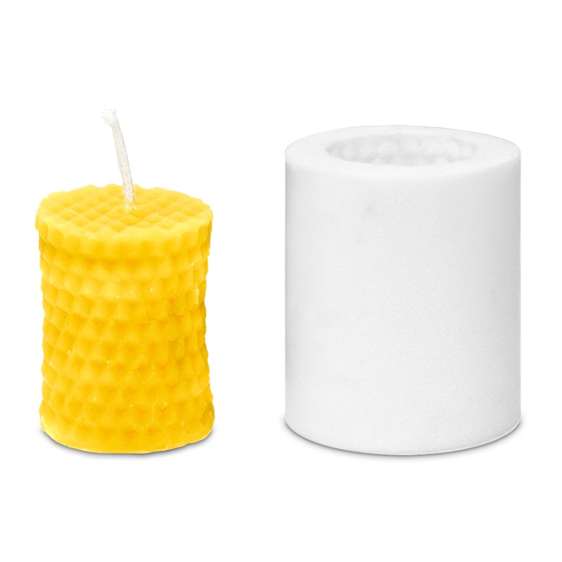 Molde para velas - Cilindro com células 5cm