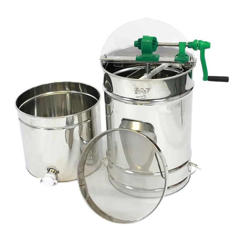 Manual honey extractor 4-frame ESPACE/RACING with 100 kg integrated ripener Manual Honey Extractors