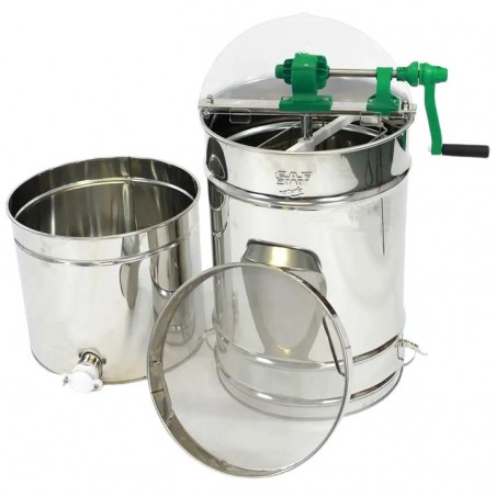 Manual honey extractor 4-frame ESPACE/RACING with 100 kg integrated ripener Manual Honey Extractors