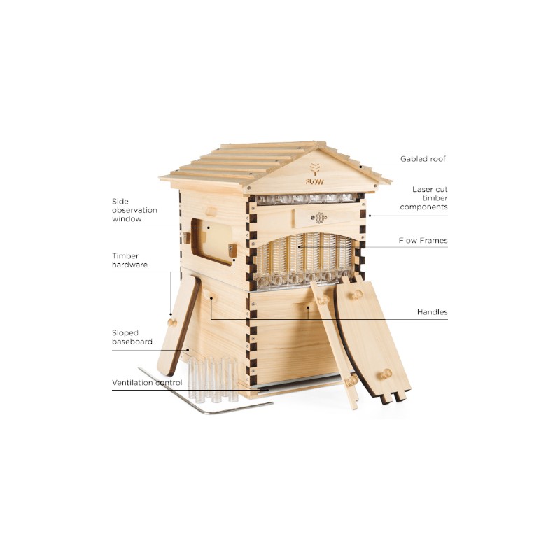 Ruche Complète Honey Flow® Hive Classic Ruches Spéciales