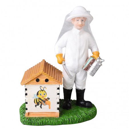 Resin Figure - Beekeeper and His Hive Gifts and others