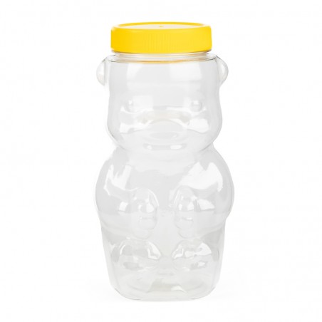 Honey bear shaped plastic jar 746ml Plastic packaging