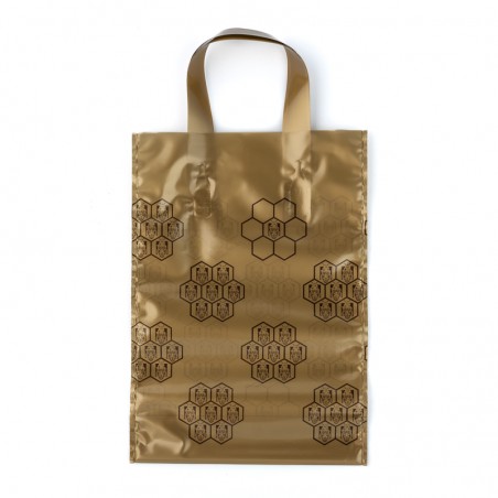 Busta regalo 1×1 kg (nido d’ape, oro) - Pack 25 u.
