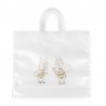 Sac cadeau 2×1 kg (blanc, abeilles dorées) - Pack 25 u. Cartons et emballage
