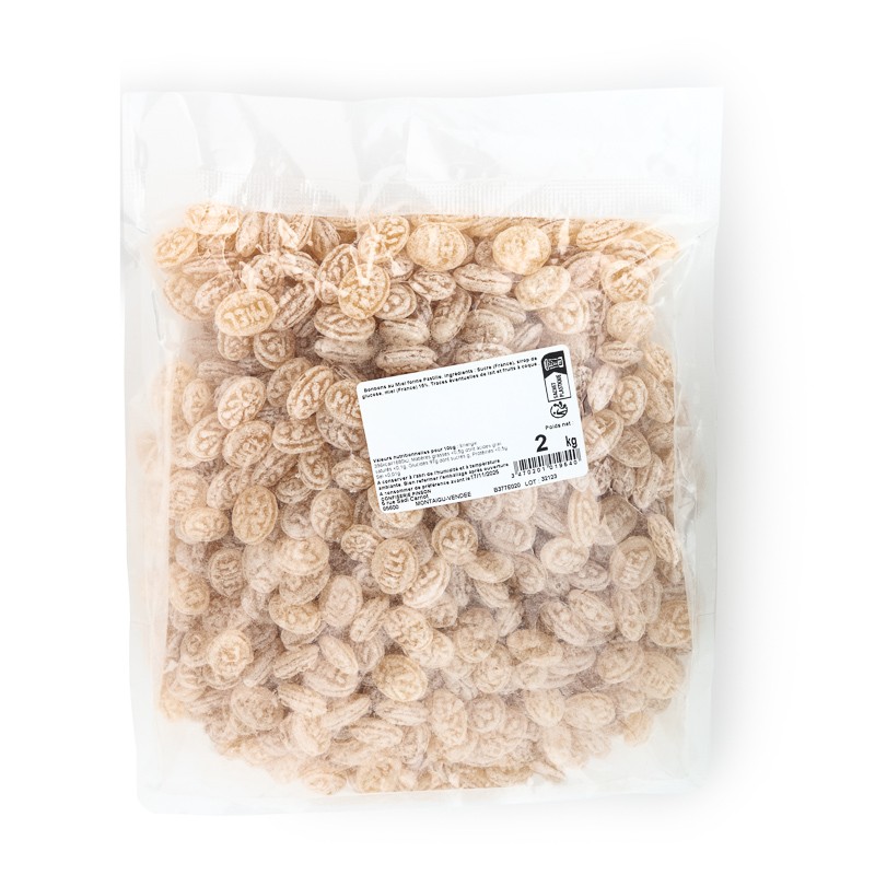 Caramelos de miel y eucalipto (miel 15%) - Bolsa de 2kg Caramelos de miel