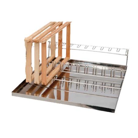 Tapa con soporte para escurrir cuadros desoperculados Uncapping tools