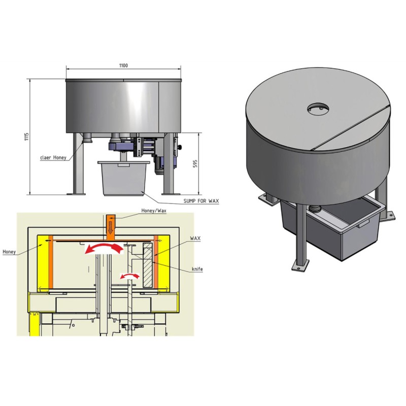 Spinfloat SZ 1000 Centrifuga per operculi