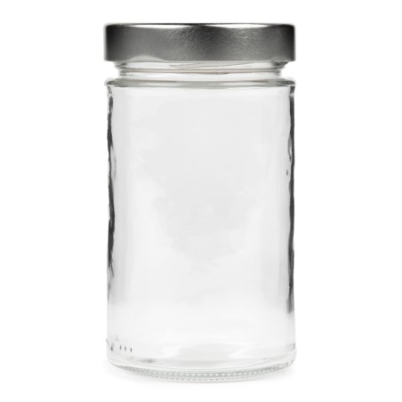 High Mouth Glass Jar 445ml Honey Crystal Jars