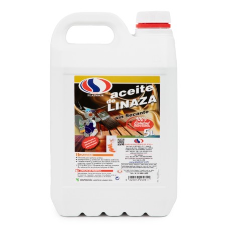 Aceite de Linaza sin secante 5l Pintura y aceites para colmenas