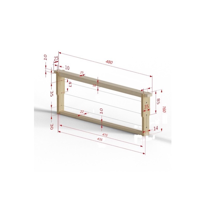 Dadant Super frames (US) BEEHIVES