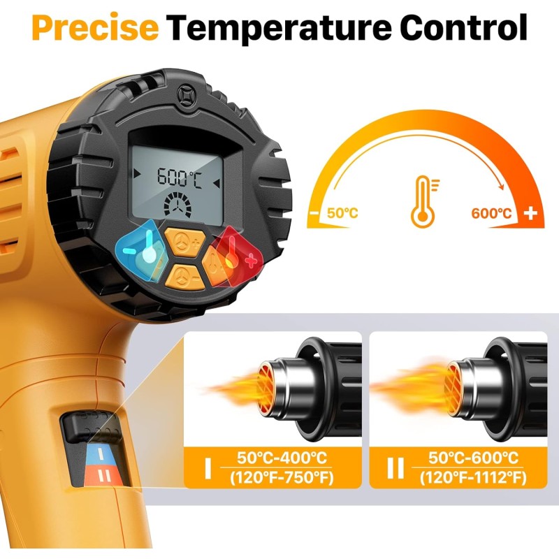 Decapador pistola aire caliente con temperatura regulable Sublimadores y Vaporizadores