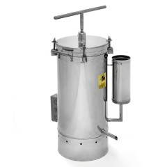 Sceratrice a vapore con pressa, elettrica 3 kW e gas