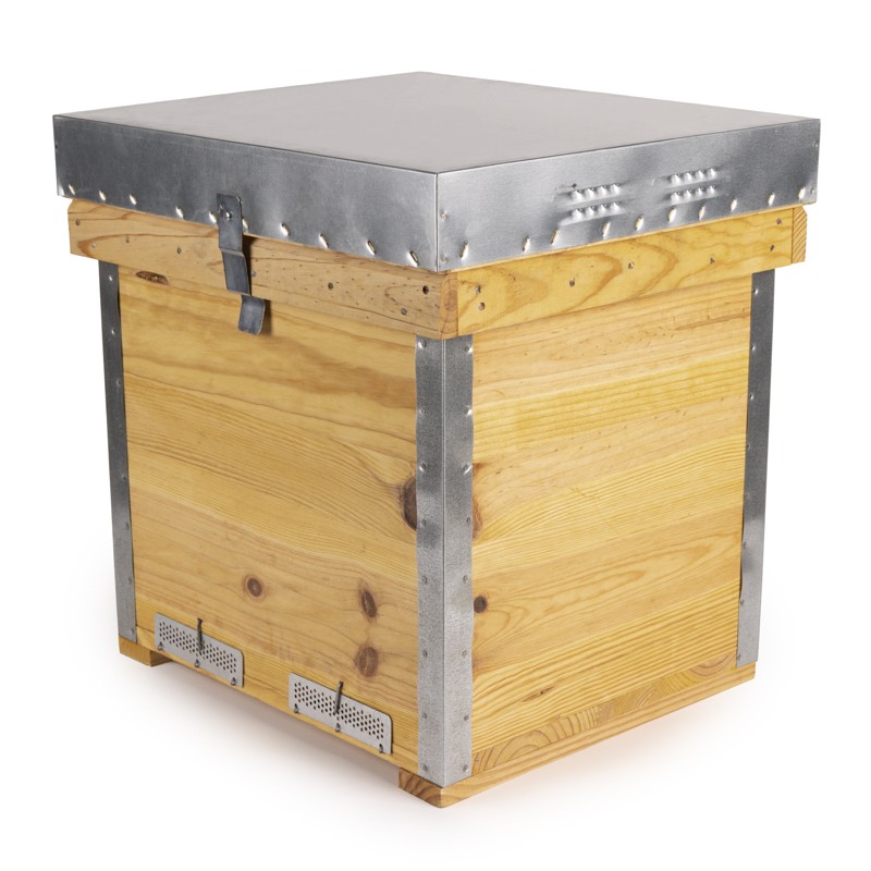 10F Layens beehive with super and frames Layens Beehives
