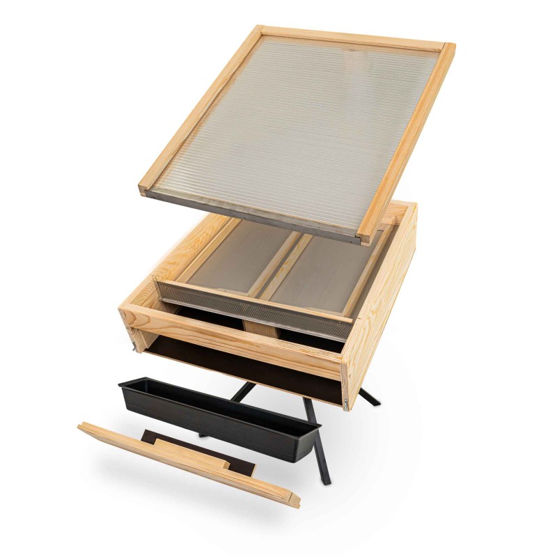 Derretedor solar de cera