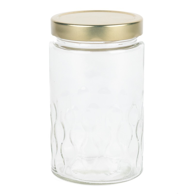 Honey Glass jar APIARI 1kg TO82 Deep - Pack 16 units Honey Crystal Jars