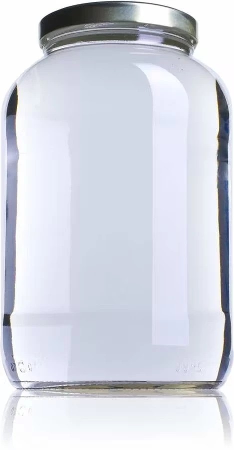 Glasbehälter Gallone 3895 ml TO110, 5er-Pack für Honig