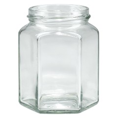 Vaso Esagonale in Vetro da 288 ml TO63 - Confezioni da 30 unità