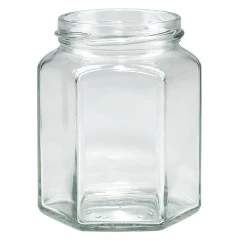 Vaso Esagonale in Vetro da 288 ml TO63 - Confezioni da 30 unità