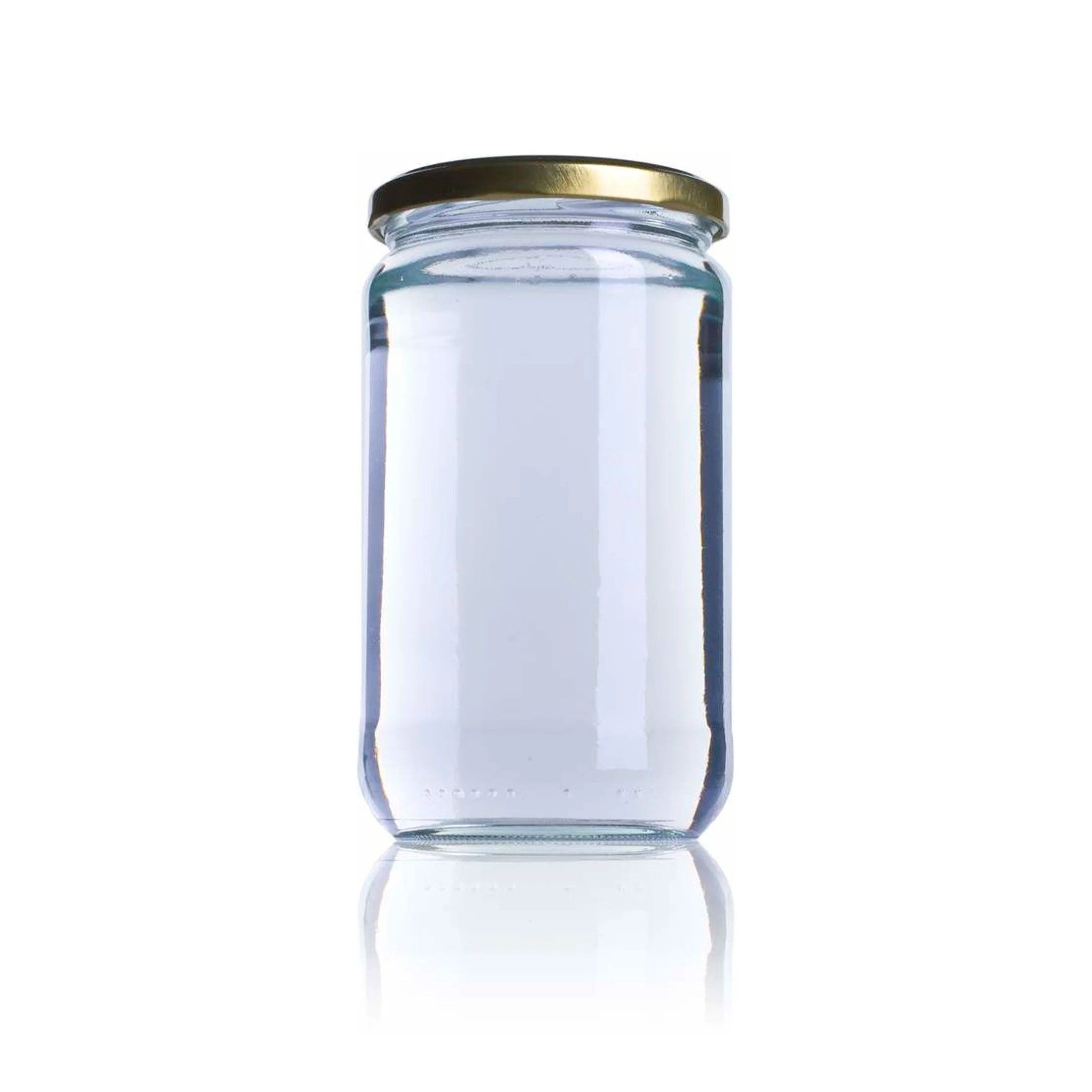Barattoli Per Conserve Da 580 Ml Con Tappo A Vite - 24 Pezzi, Vetro, Per Marmellate E Miele