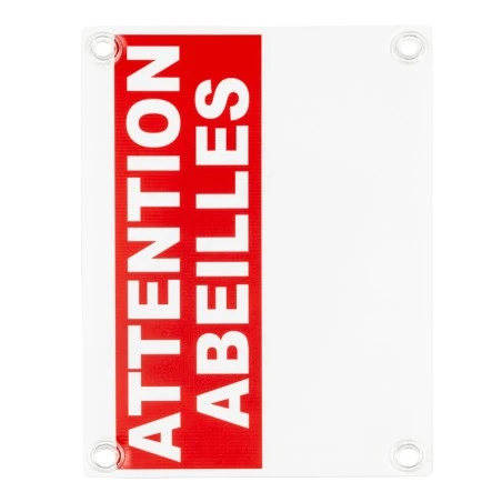 Plakat "Attention Abeilles" (Französisch)