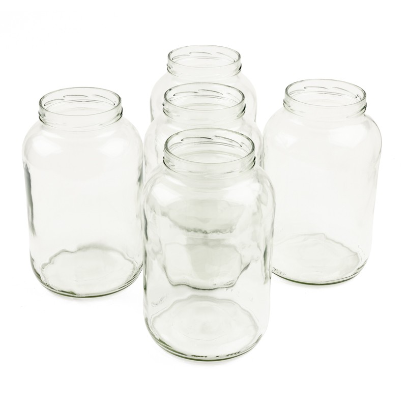 Glasbehälter Gallone 3895ml TO110 - Packs mit 5 Einheiten