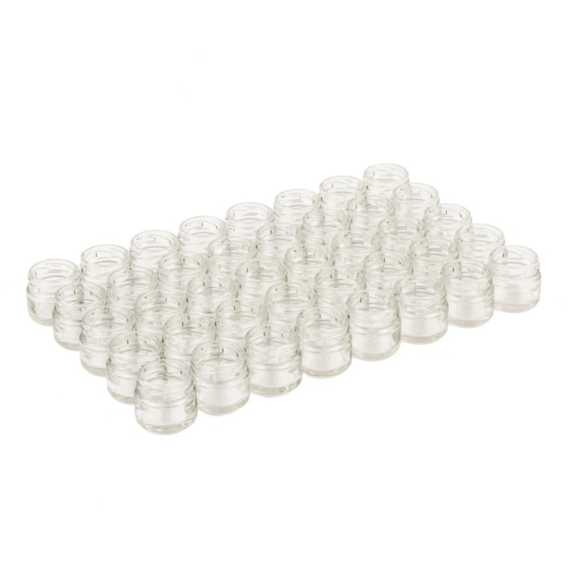 B1 Glass Jar 1 oz 33ml TO43 - Pack of 40 units