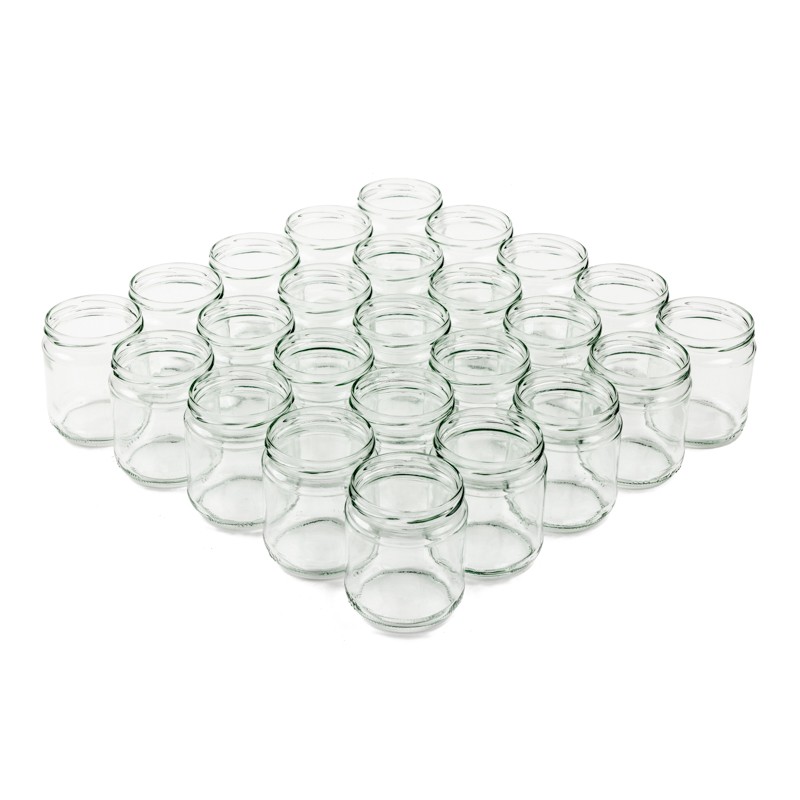 0.5kg Crystal Jar V370 TO77 - Packs of 25 units Honey Crystal Jars