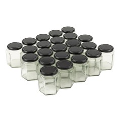 Envase de miel hexagonal 390 ml TO70 - Pack 23 ud. ENVASES PARA MIEL