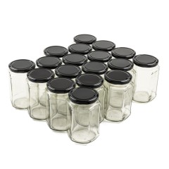Tarro hexagonal 720ml TO82 - Pack 18 ud. ENVASES PARA MIEL