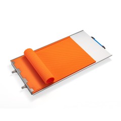 Machine à feuilles de cire gaufrée avec refroidissement à eau Machine à gaufrer