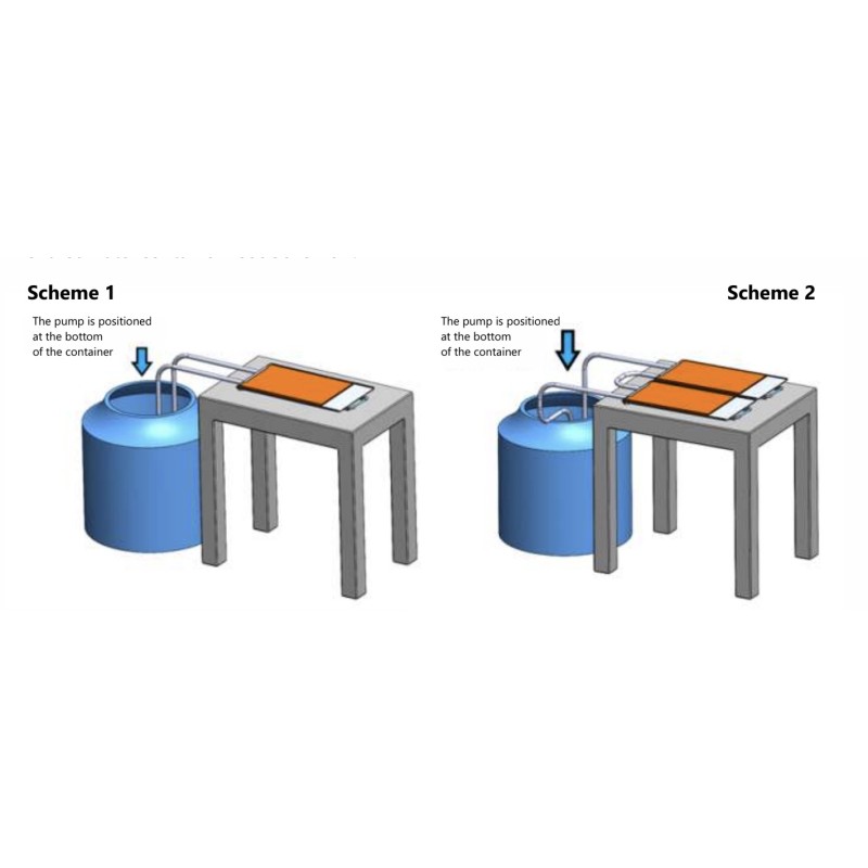 Machine à feuilles de cire gaufrée avec refroidissement à eau Machine à gaufrer