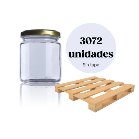 Vasetto in vetro B250 – Pallet da 3072 unità (senza tappo)