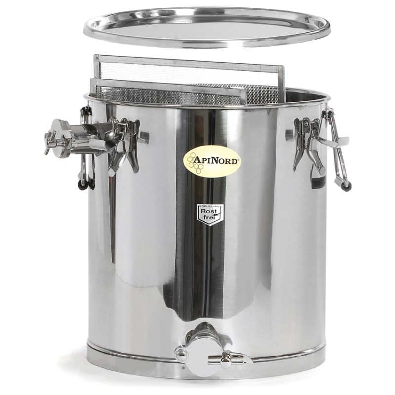 Honey Settling Tank with Vertical Filters 50 kg Honey Gravity Clarifiers Honey Settling Tank with Vertical Filters 50 kg Honey Gravity Clarifiers