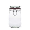 Glass Jar with Airtight Lid 1140 ml - Pack 16 un. HONEY PACKAGING