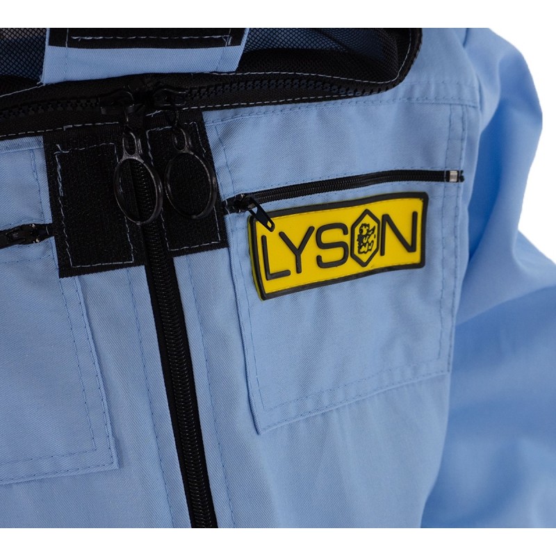 Kids Beekeeping Overall Sky Blue LYSON Beekeeper suits for children