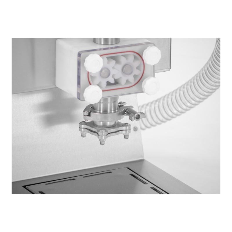 Honey filling machine with integrated scale and gear pump Lyson Premium Honey filling machines