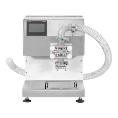 Honey filling machine with integrated scale and gear pump Lyson Premium Honey filling machines