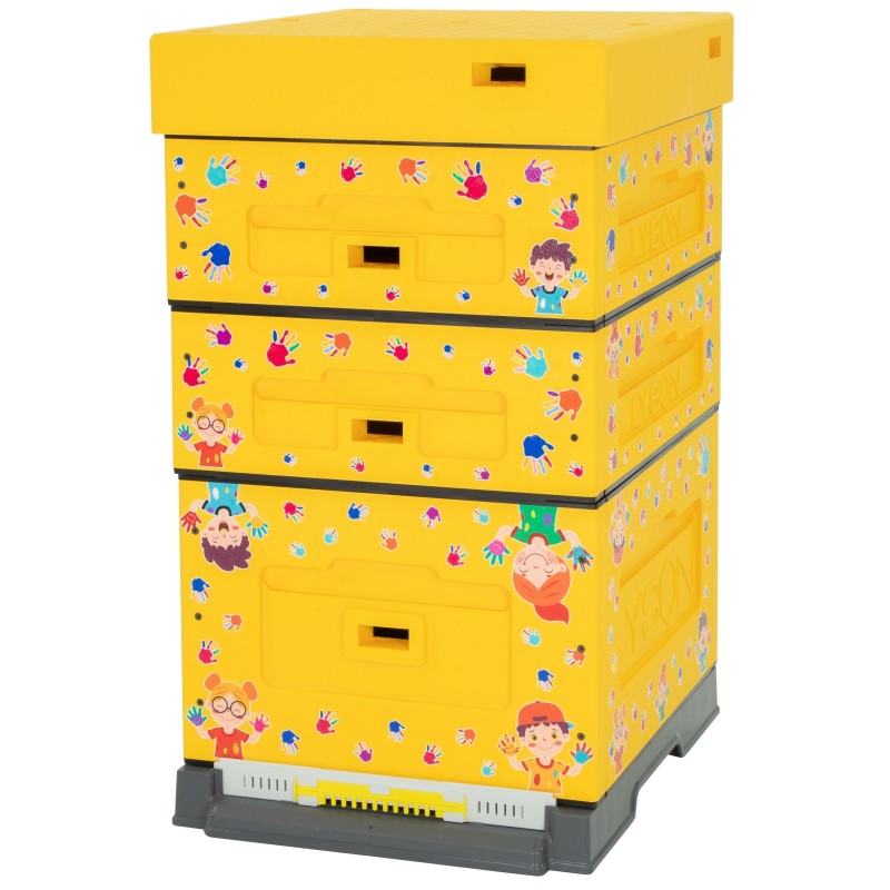 Colmena poliestireno Dadant Blatt LYSON pintada amarillo Colmenas Dadant Blatt Colmena poliestireno Dadant Blatt LYSON pintada amarillo Colmenas Dadant Blatt