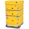 Colmena poliestireno Dadant Blatt LYSON pintada amarillo Colmenas Dadant Blatt